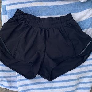 Black Lululemon shorts...